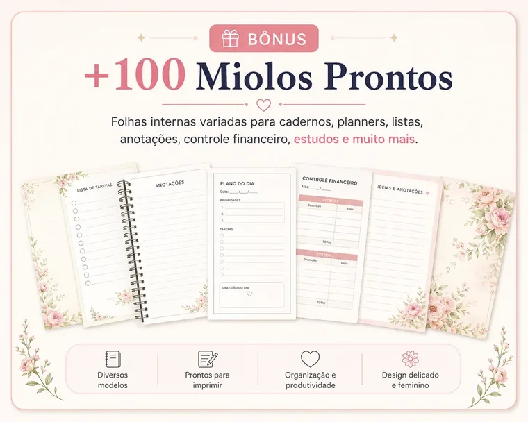 Bônus com mais de 100 miolos prontos