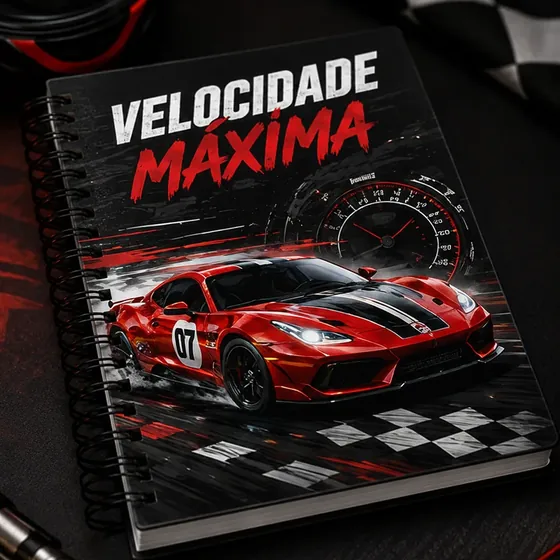 Caderno Velocidade Máxima pronto